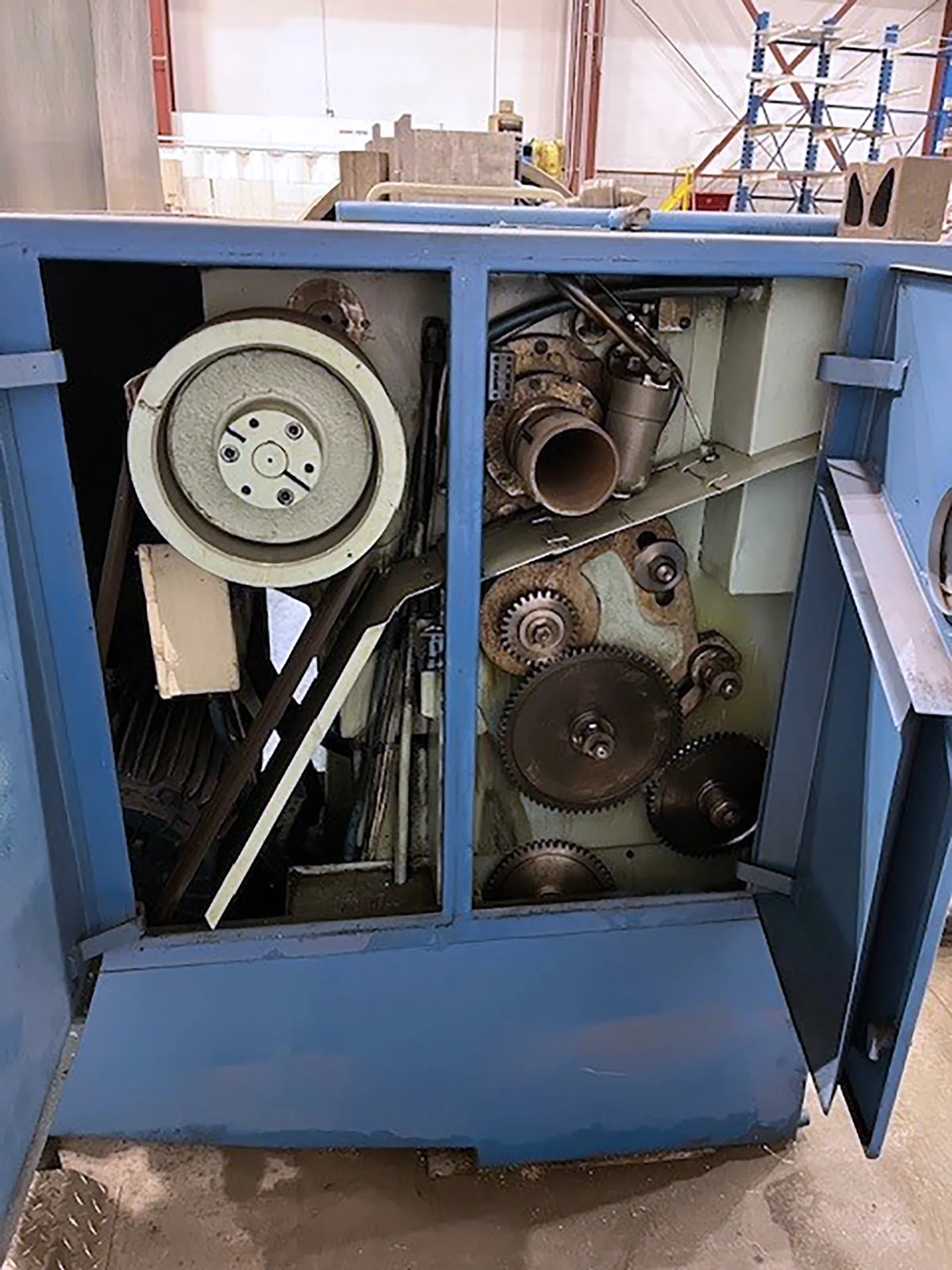 36.8" x 236" Poreba #TRP-93x6M, engine lathe, 3.5" bore, 9-900 RPM, 13250 lb. workpiece, 23 V., 3-phase, 1998 - Image 9