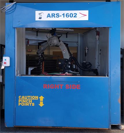 Panasonic #TA-1600, 6-axis robotic welding cell, 62.9" reach, 8 kg payload, ARS-1602 cell, G2 control, 2007 - Image 1