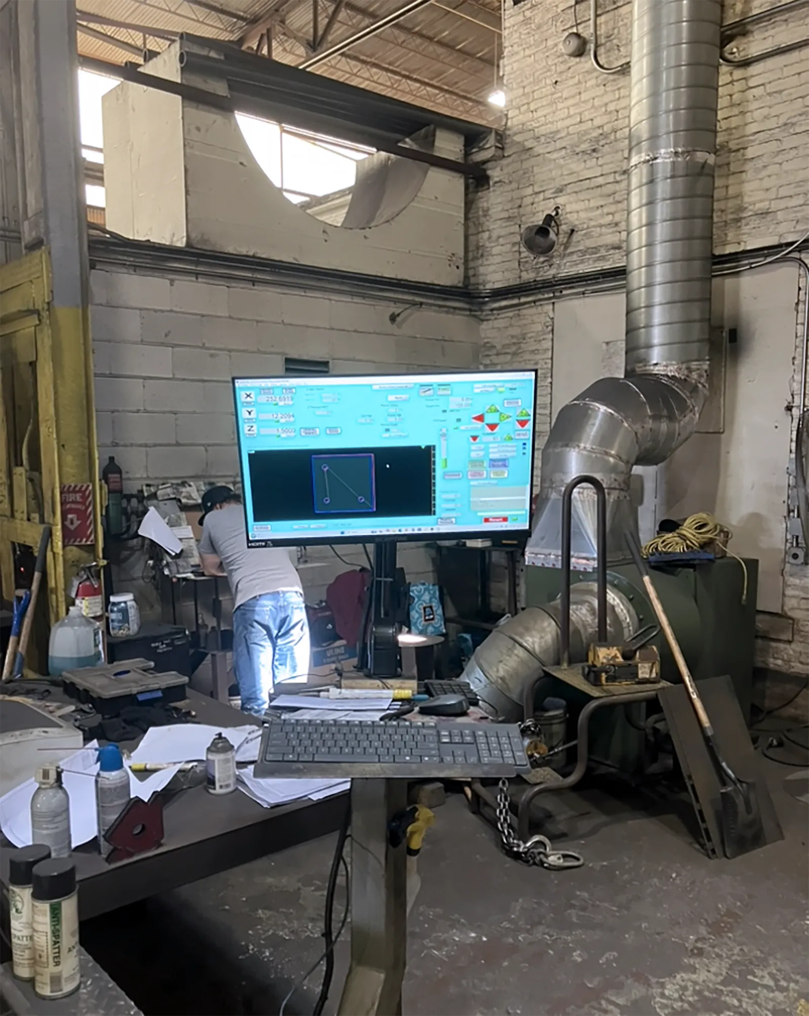 Northern Vision #NVHD-6x30, CNC plasma cutter, 6' x30' cutting area, dual rack & pinion, 2016 - Image 5