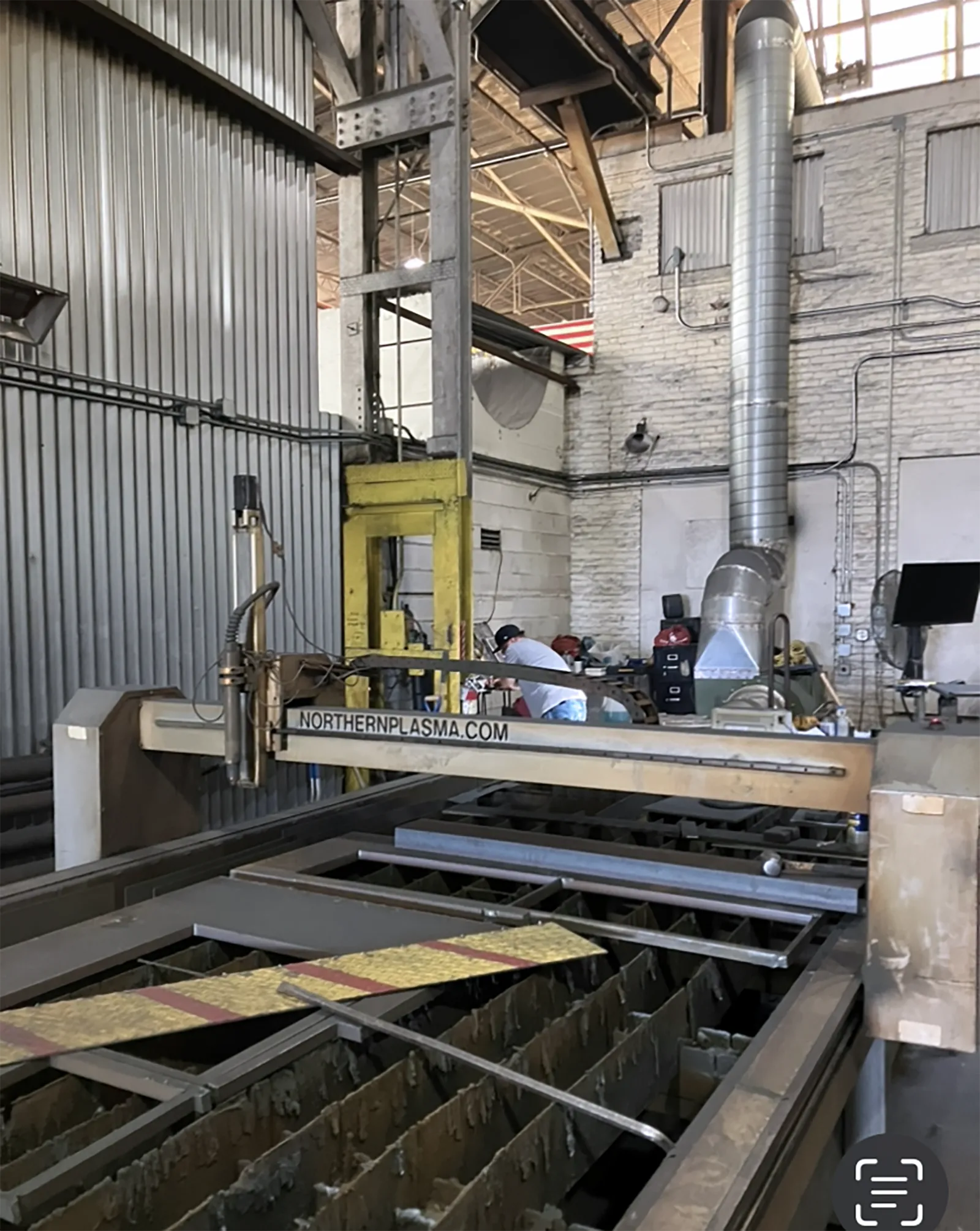 Northern Vision #NVHD-6x30, CNC plasma cutter, 6' x30' cutting area, dual rack & pinion, 2016 - Image 6