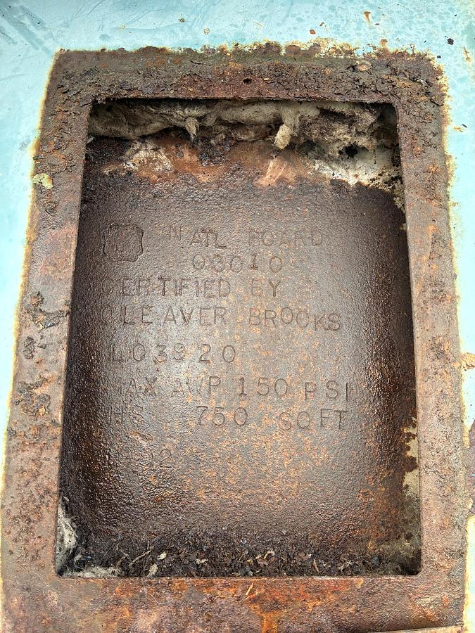 150 HP Cleaver-Brooks #CB-200-250, steam boiler, 750 sq.ft., 1992 - Image 8