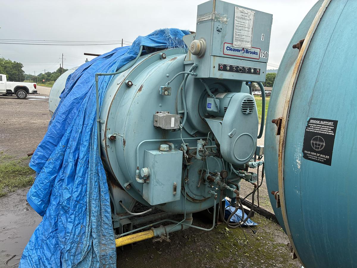 150 HP Cleaver-Brooks #CB-200-250, steam boiler, 750 sq.ft., 1992 - Image 10