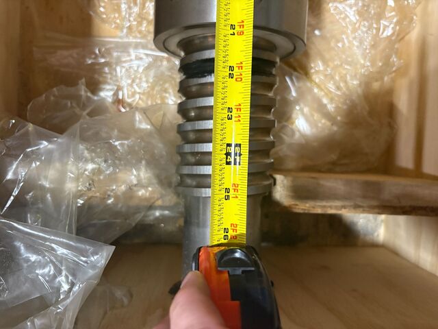 Wedin #115202, ball screw assembly, 4' diameter, 30" overall, 25" thread - Image 9