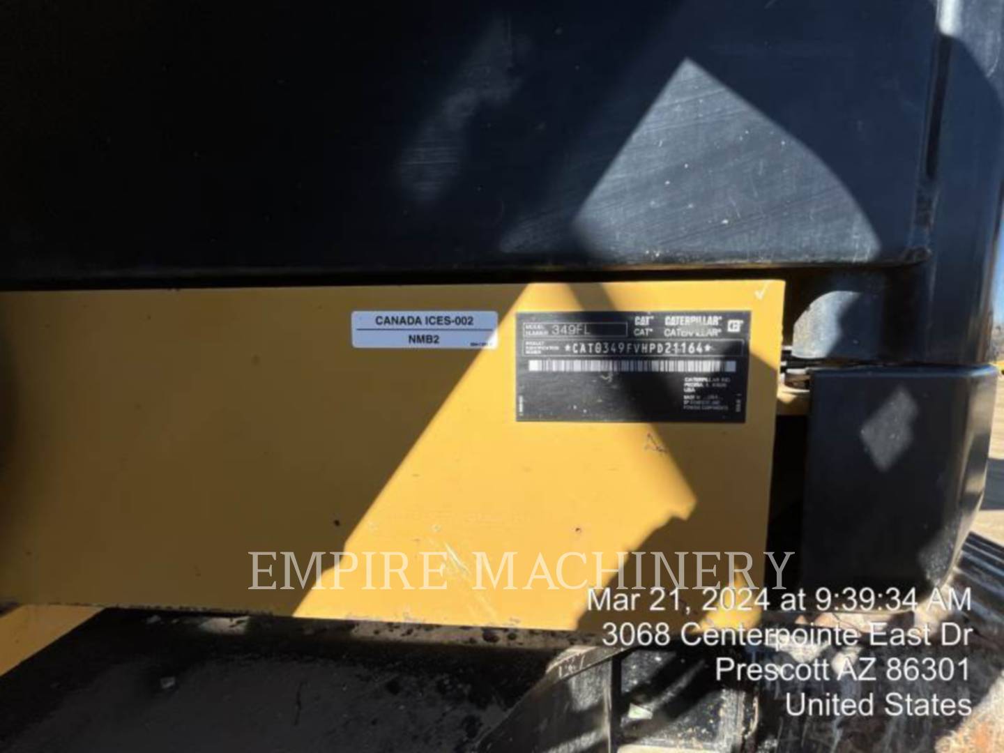 Caterpillar 349FL P, 4600 hours, S/N: HPD21164, 2020 - Image 7