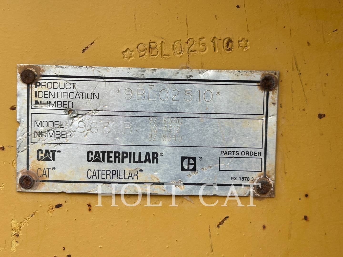 Caterpillar 963B LGP, Track Loader, 8721 hours, S/N: 9BL02510, 1998 - Image 6
