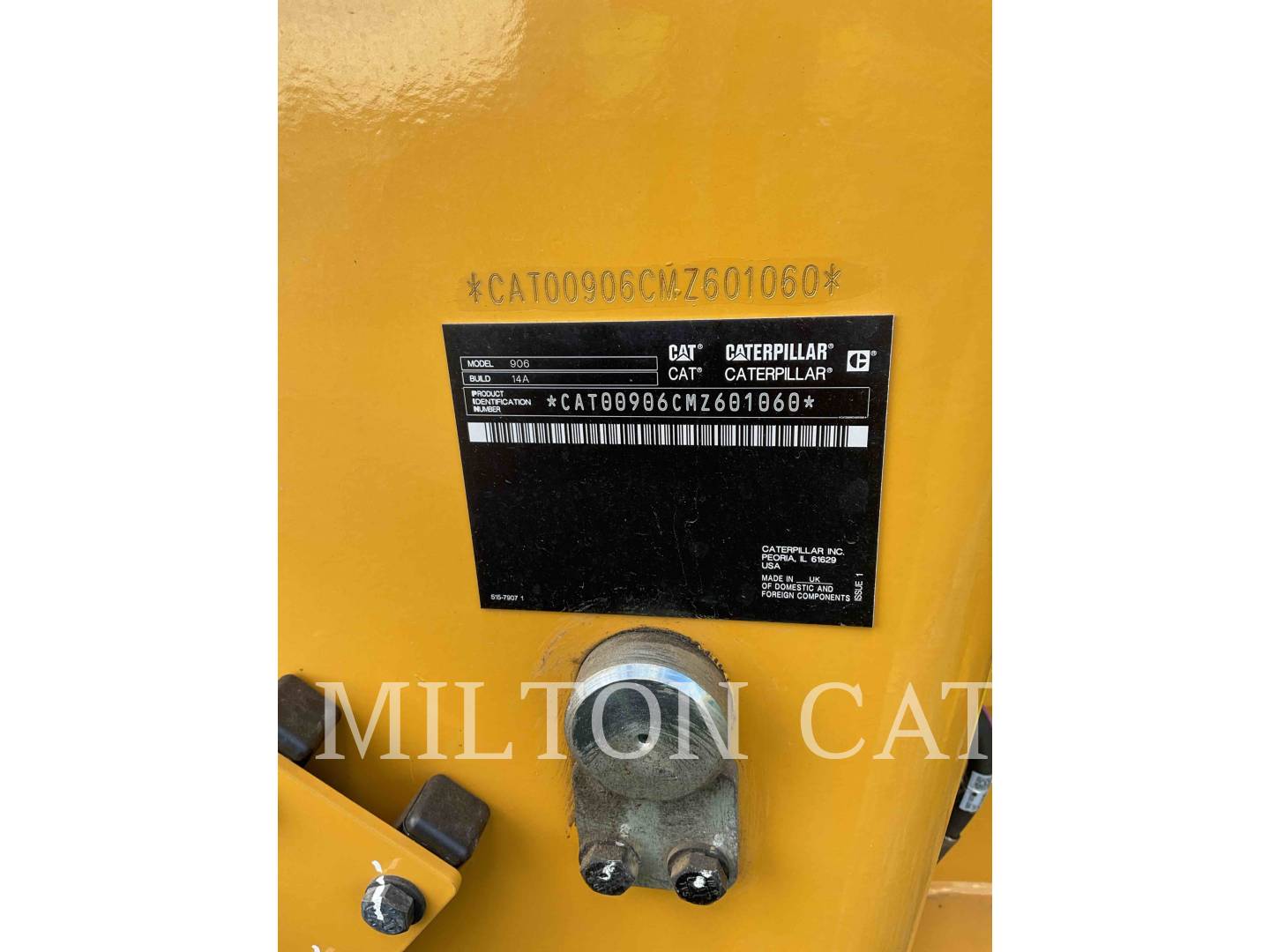 Cat 906, Wheel Loader, 720 hours, S/N: MZ601060, 2024 - Image 6