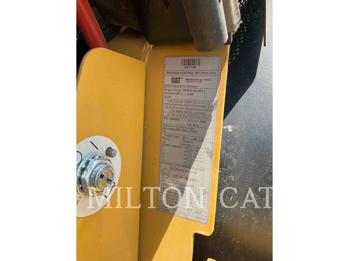 Cat 906, Wheel Loader, 720 hours, S/N: MZ601060, 2024 - Image 8