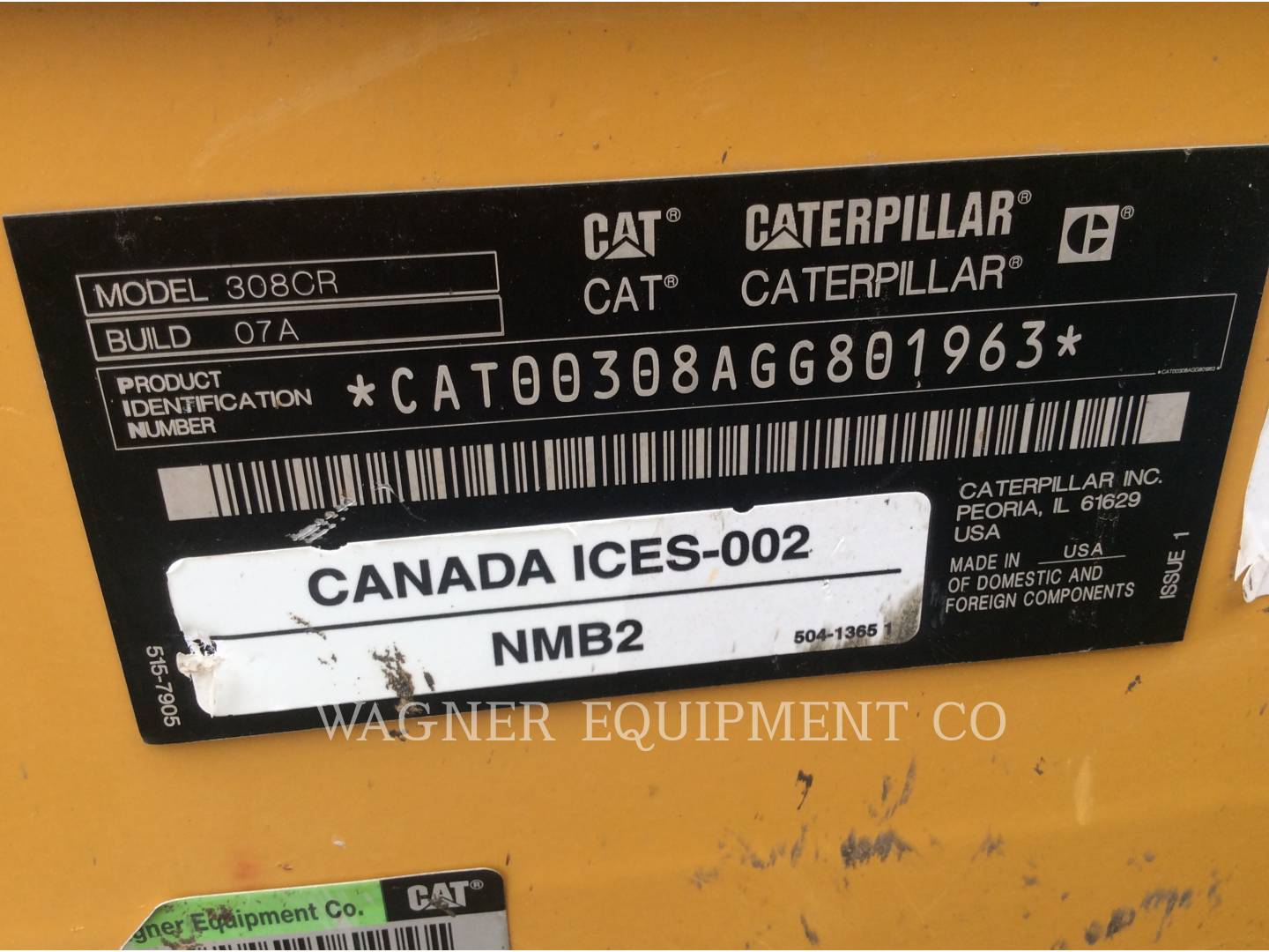 Caterpillar 308, 3145 hours, S/N: GG801963, 2020 - Image 6