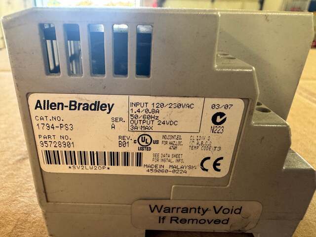 Allen-Bradley 1794-PS3 Power Supply - Image 7