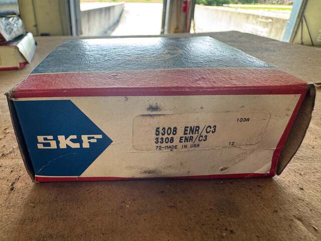 SKF Double Row Angular Contact Ball Bearing 5308 ENR/C3 40 x 90 x 36 mm - Image 2