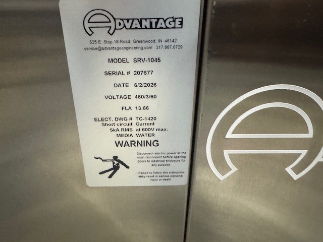10 KW Advantage #SRV-1045, temperature controller, VE Series Control, 1 HP, 460 V., new, 2026 - Image 4