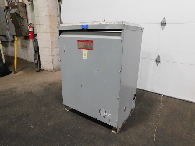 150 KVA 480 Primary, 208/120 Secondary, General Electric 9T83B3876, transformer - Image 5