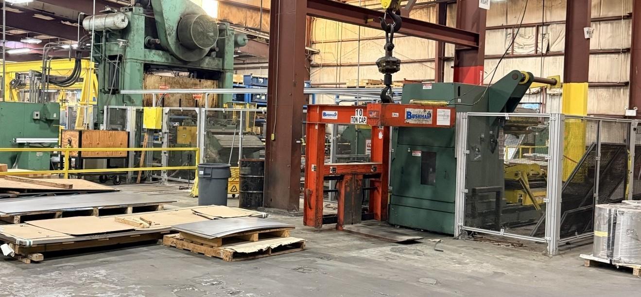20000 lb. Coe Press Equipment #CPRF-454/CPPS-PO-300-54/CPR-PO-200-54, coil feed line, 54" W x .060" stock - Image 1