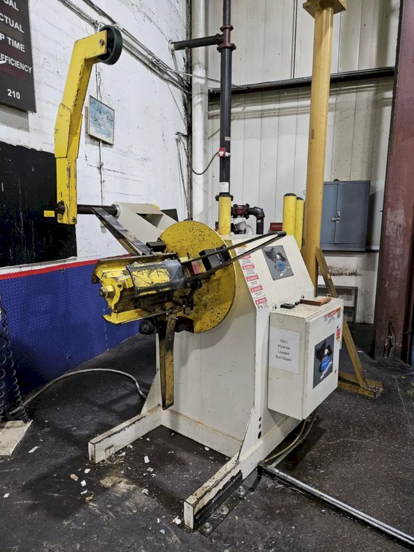 6000 lb. Coe Press Equipment #CPR-PO-6018/CPPS-250-06, coil reel & straightener, 6" W x .187" stock, 7-roll - Image 2