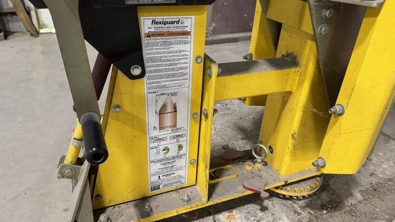 Adjustable height fall arrest system, DBI Sala #8530557, 10'-15' anchor height, 6.5'offset, 2018 - Image 5