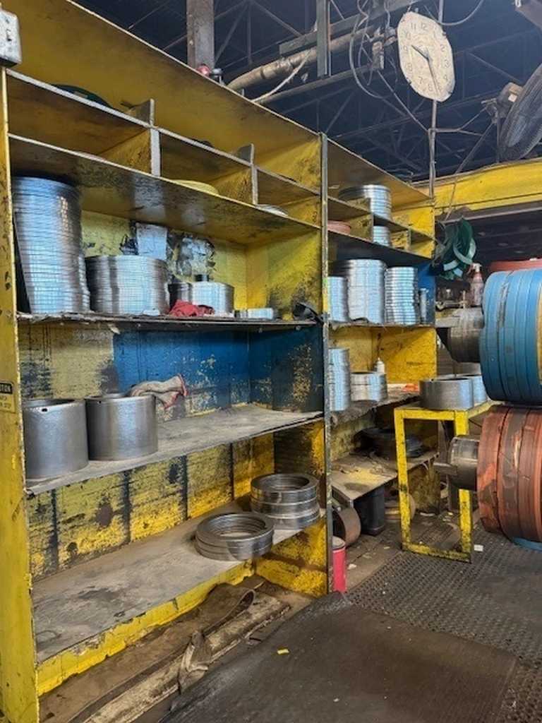 72" x 9" Braner, slitting line, 50000 lb., 72" OD, 20"-24" ID, powered holddown roll, hydraulic mandrel - Image 8