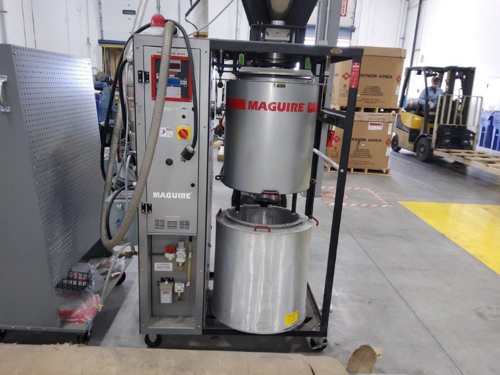 Maguire #VBD-300, vacuum batch dryer, 300 lb./hr., 480 V., 350°F, 80 psi, 1.1 HP, 6 KW heater power - Image 4