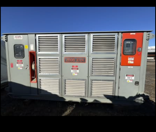 2000 KVA 4160 Primary, 600 Secondary, Adria, portable sub station, SS2000 w/ Delta CR3C2000 transformer, Nema - Image 1