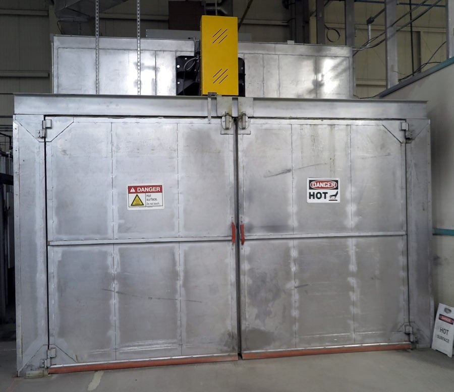 144" width x 96" H x 192" L David Weisman, walk-in gas fired oven, 500&deg;F, 2020 - Image 1