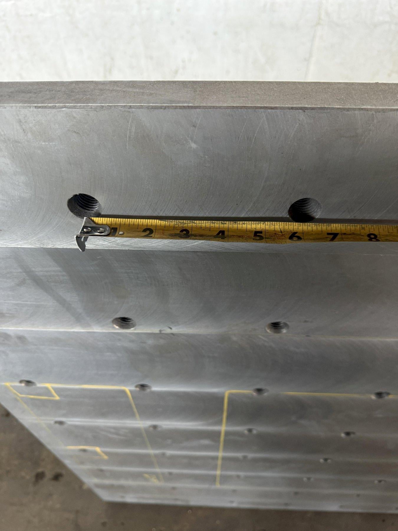 48" x 48" x 36" drilled & tapped angle plate - Image 6