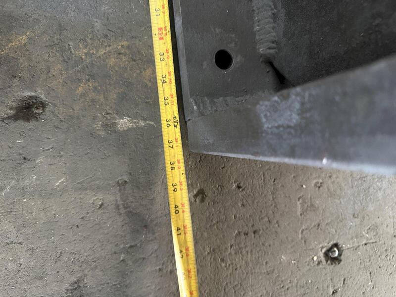 48" x 48" x 36" drilled & tapped angle plate - Image 7