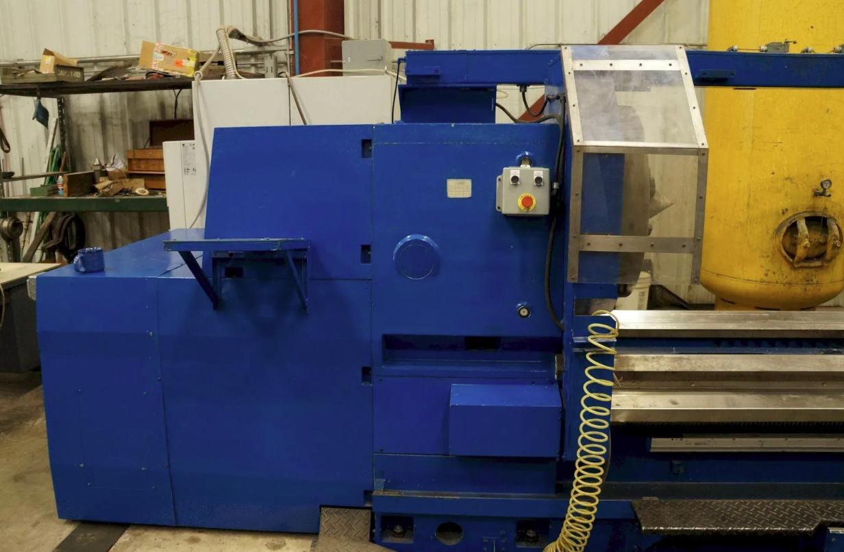 Okuma #LH55-N, CNC lathe, 43" swing, 4.13" bore, 4-jaw chuck, 157" centers, 1200 RPM, 49 HP, Fanuc 0i-TD - Image 8