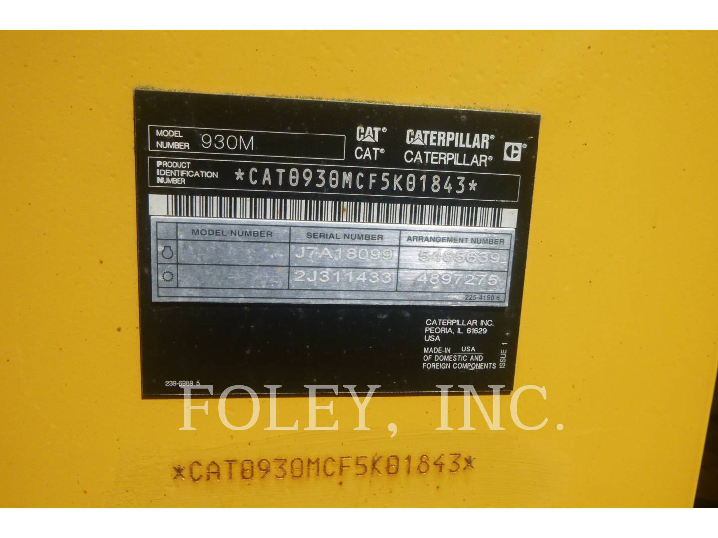 Cat 930M, Wheel Loader, 640 hours, S/N: F5K01843, 2022 - Image 6