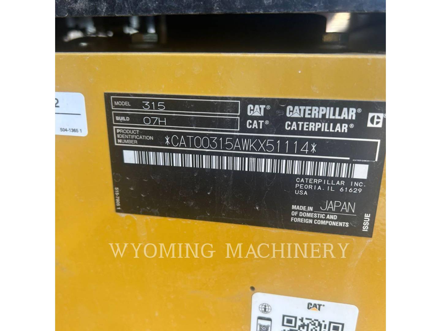 Caterpillar 315, 153 hours, S/N: WKX51114, 2026 - Image 6