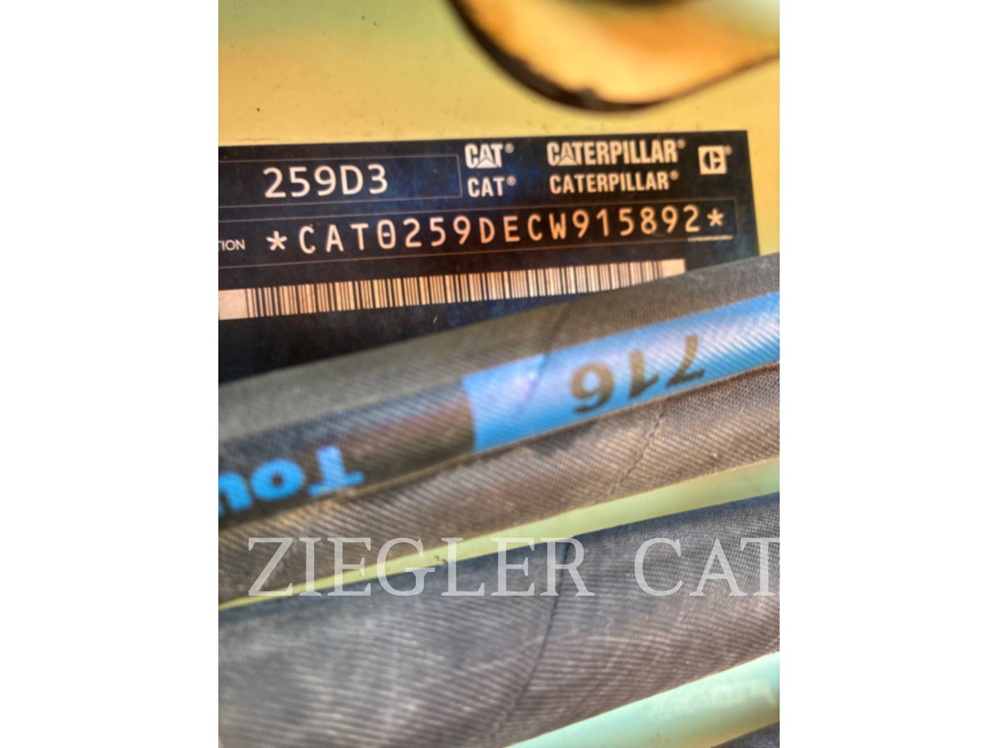 Caterpillar 259D3, 1189 hours, S/N: CW915892, 2022 - Image 6