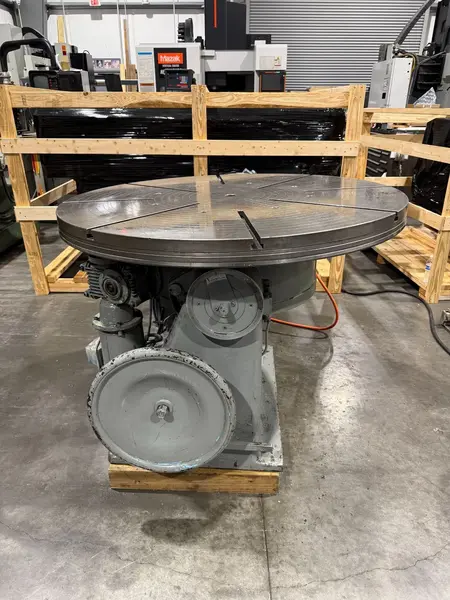 48" x 48" Rotab, T-Slotted powered precision rotary table, powered tilt / rotate - Image 3