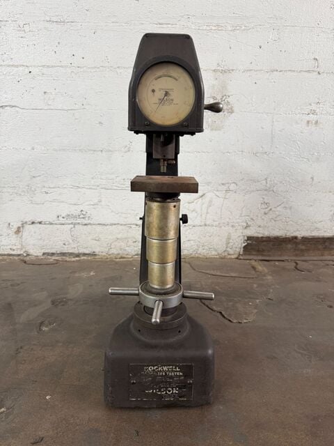Wilson Rockwell #3our, hardness tester, 5" opening, 5.5" throat depth - Image 1