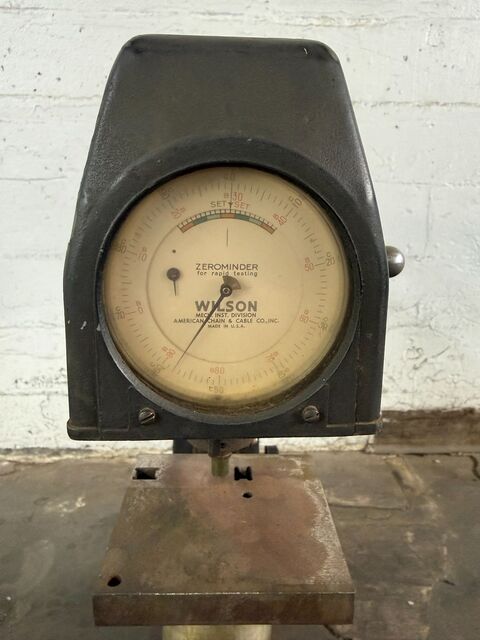 Wilson Rockwell #3our, hardness tester, 5" opening, 5.5" throat depth - Image 2