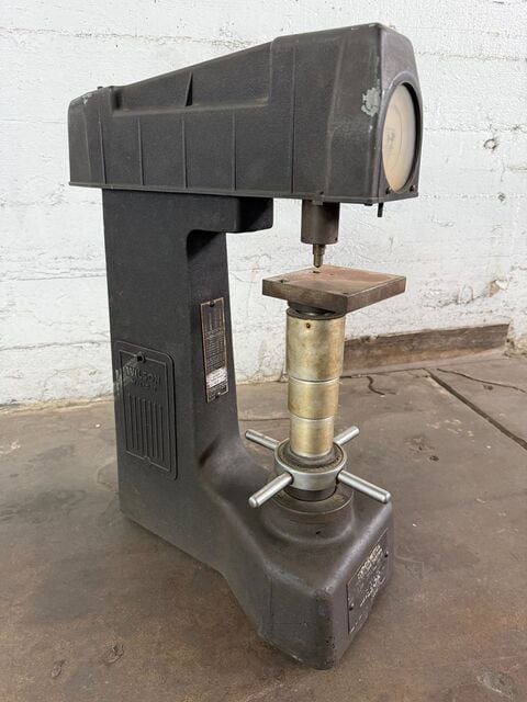 Wilson Rockwell #3our, hardness tester, 5" opening, 5.5" throat depth - Image 4