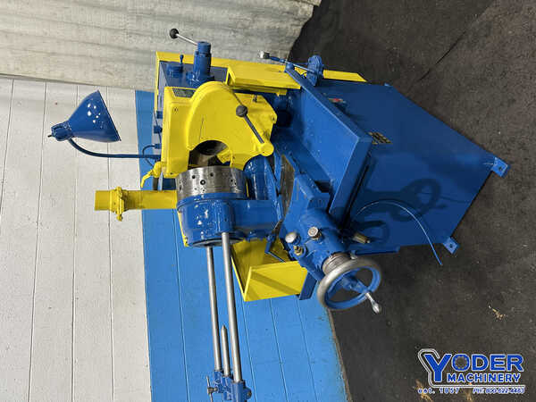 1/2" to 3" Oliver #600, drill grinder, 28" drill length, 9' x 2" x 5" grinding wheel, air hydraulic infeed - Image 1