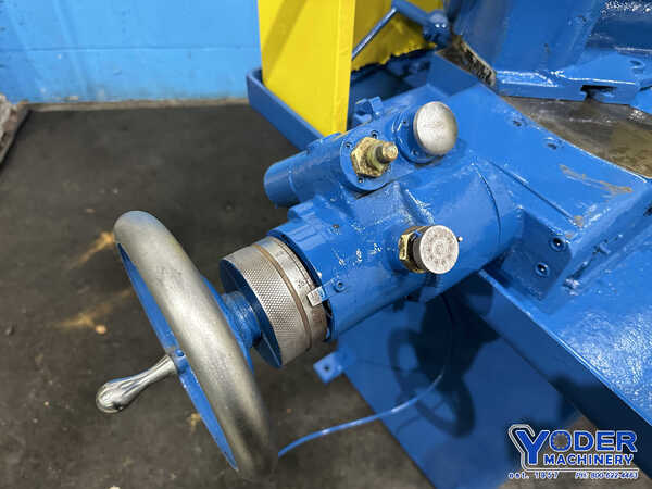 1/2" to 3" Oliver #600, drill grinder, 28" drill length, 9' x 2" x 5" grinding wheel, air hydraulic infeed - Image 4