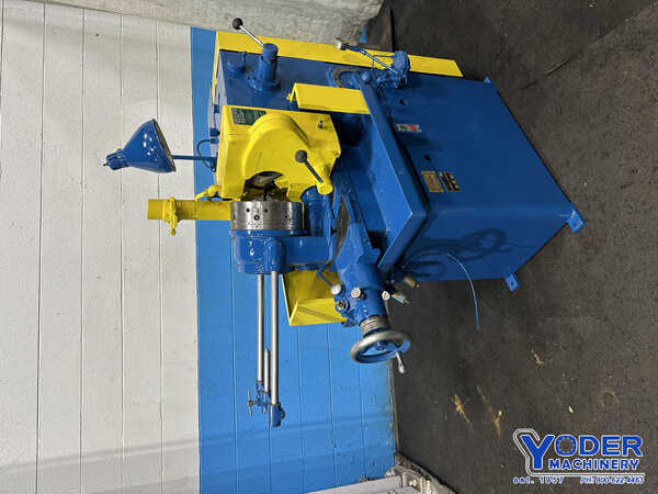 1/2" to 3" Oliver #600, drill grinder, 28" drill length, 9' x 2" x 5" grinding wheel, air hydraulic infeed - Image 9