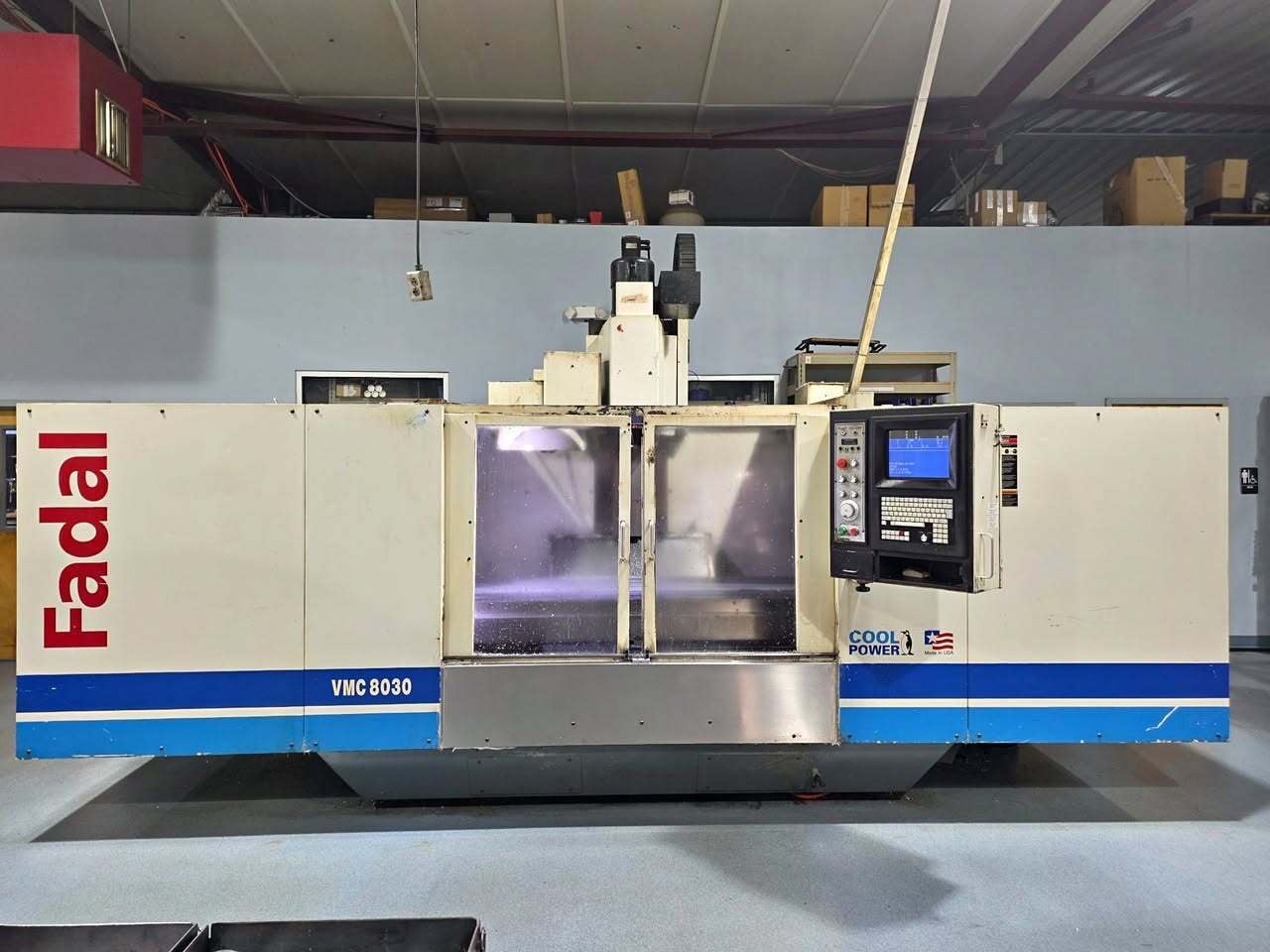 Fadal #VMC-8030 VHT, 4-Axis Vertical CNC Machining Center, 80" X, 30" Y, 30" Z, 30 HP, 10,000 RPM, 21 - Image 1