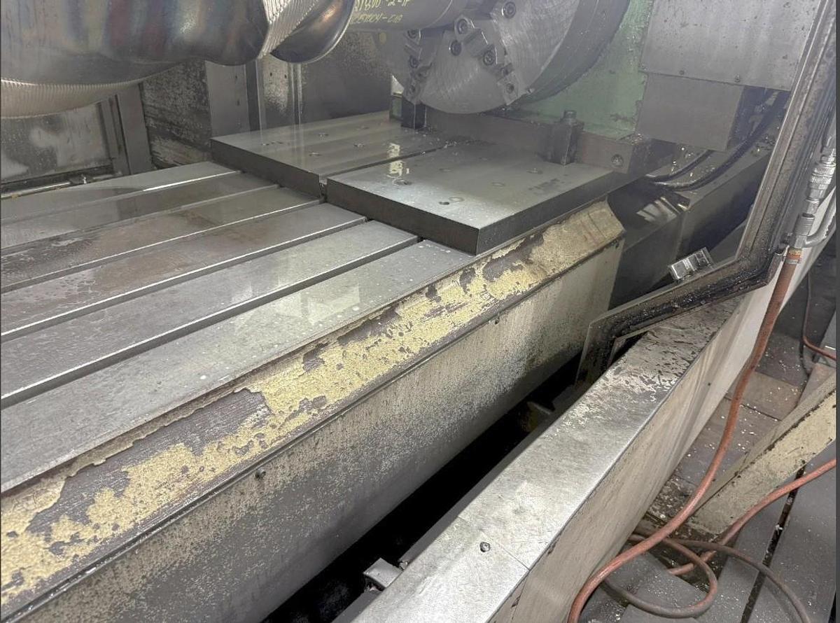 OKK #KCV800, Vertical CNC Machining Center, 120" X, 33.8" Y, 28.3" Z, 130" x 32" table, 40 HP, 12000 RPM, 40 - Image 4