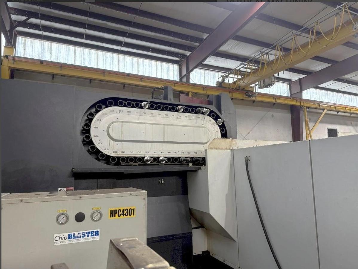 OKK #KCV800, Vertical CNC Machining Center, 120" X, 33.8" Y, 28.3" Z, 130" x 32" table, 40 HP, 12000 RPM, 40 - Image 9