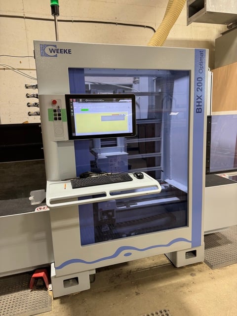 Weeke #Optimat-BHX-200, Woodworking CNC Drilling & Routing Center, 120" X, 49.21" Y, 3.15" Z, 13.4 HP, 24,000 - Image 1