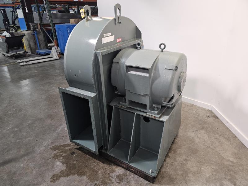 21000 cfm @ 30 SP, New York Blower #304-AF-40, centrifugal blower, 200 HP, 3565 RPM, 460 V., 444TS frame, 2003 - Image 1