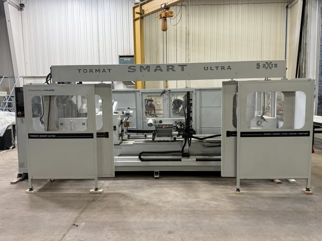 Dincmak #ULTRA.SMART.PLUS.ZT, 5-Axis CNC Woodworking Lathe, 59" L x 19.68" diameter, 10 HP saw, 10 HP shaper - Image 2
