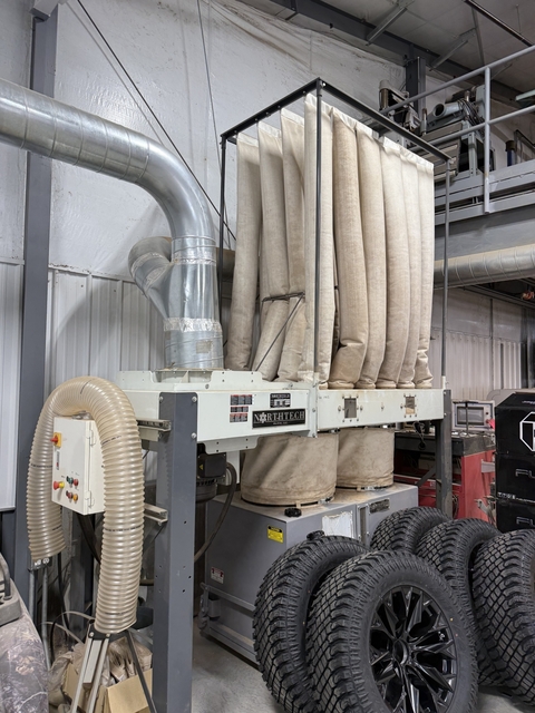 5000 cfm Northtech #NT-DC006-7-P, Dust Collector, 7.5 HP, 460 Volts, 3PH, 2019 - Image 2