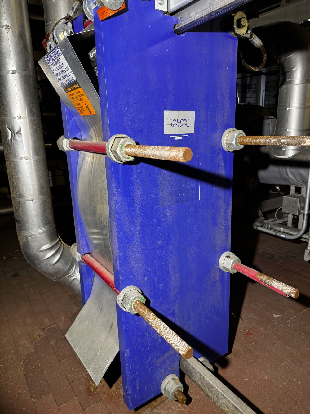 700 sq.ft., Alfa Laval #M15-MFG, gasket plate-and-frame heat exchanger (PHE), Alfa-Laval 150 PSI @ 200&deg;F - Image 3