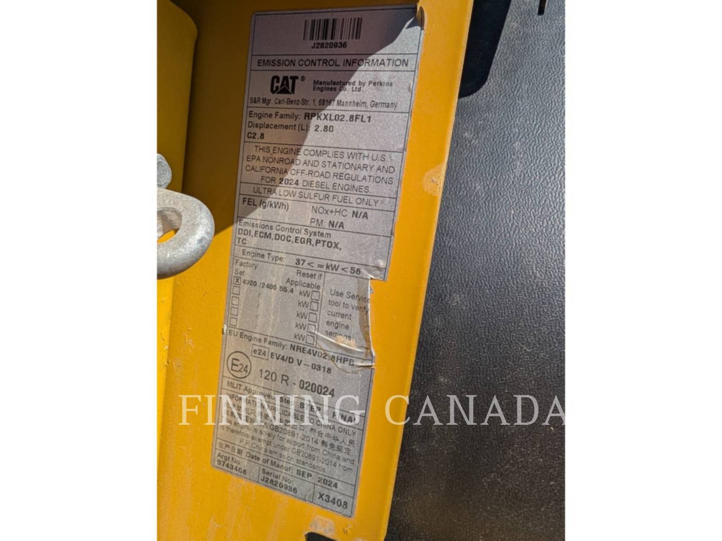 Cat 908-14, Wheel Loader, 450 hours, S/N: MZ801297, 2025 - Image 8