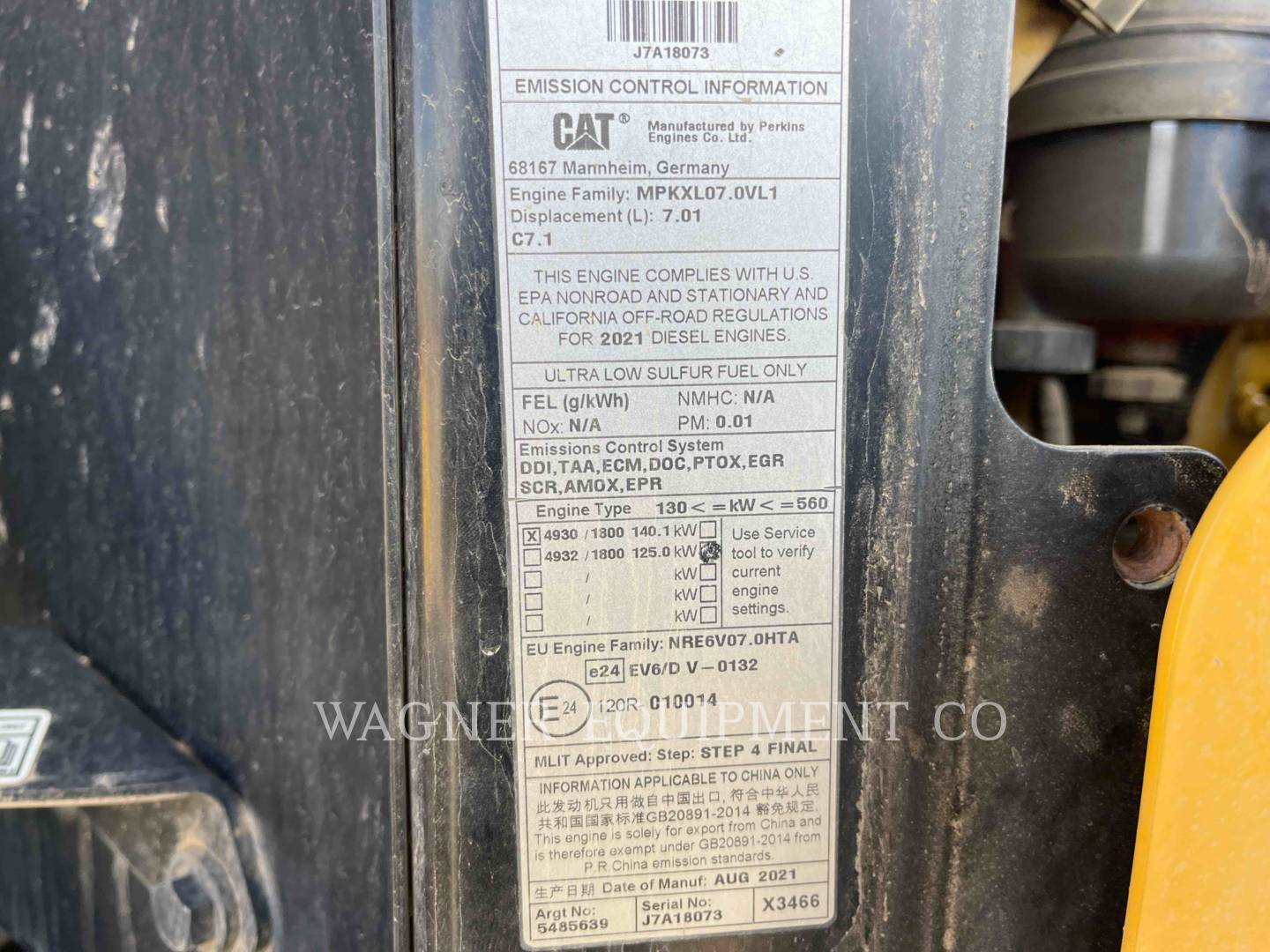 Cat 930M, Wheel Loader, 5269 hours, S/N: F5K01821, 2022 - Image 8