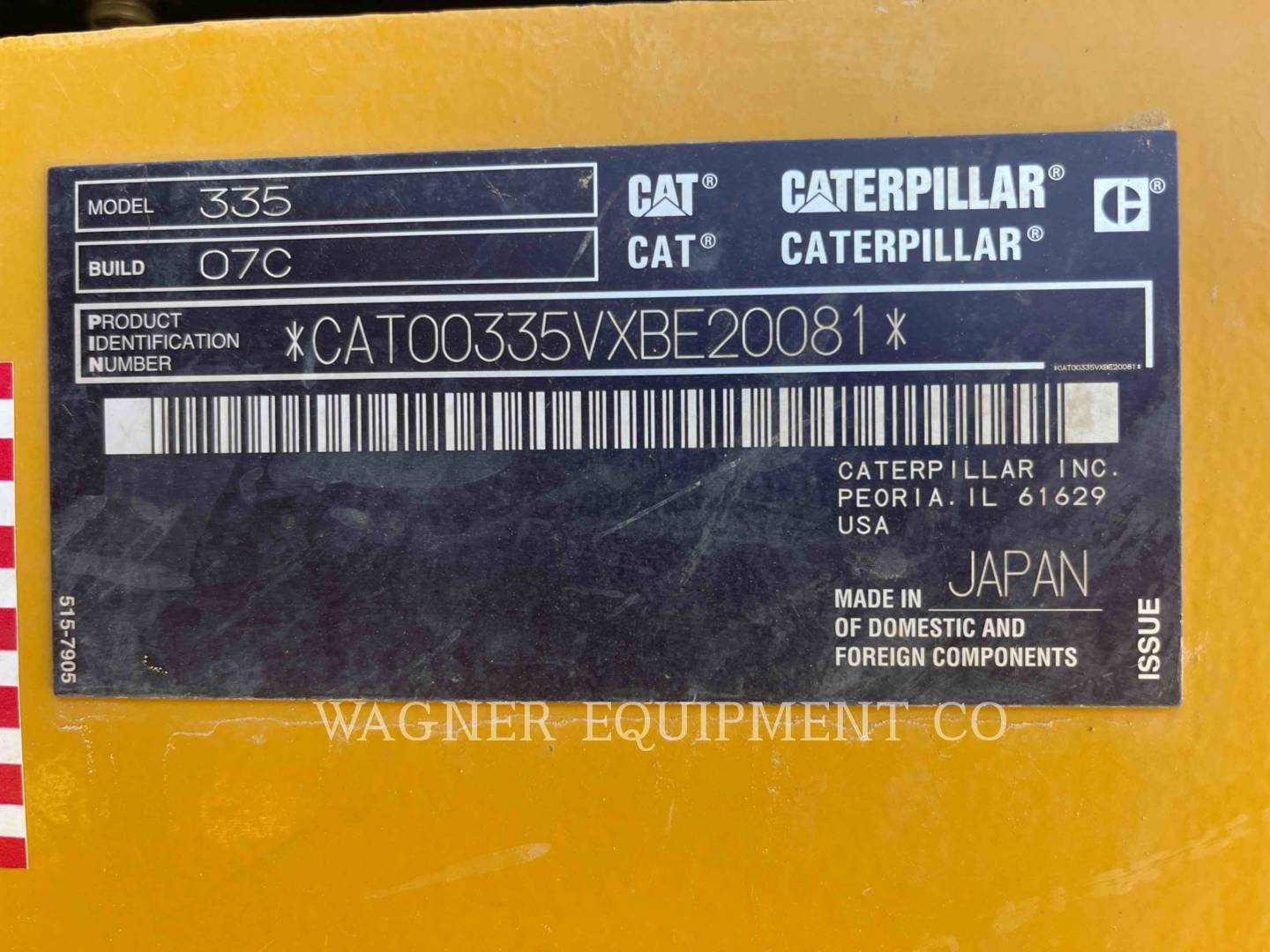 Caterpillar 33507, 2928 hours, S/N: XBE20081, 2023 - Image 6