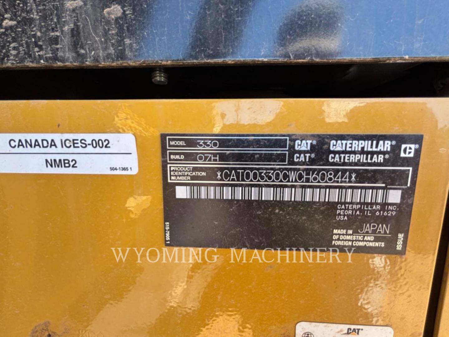Caterpillar 330, 10 hours, S/N: WCH60844, 2026 - Image 6