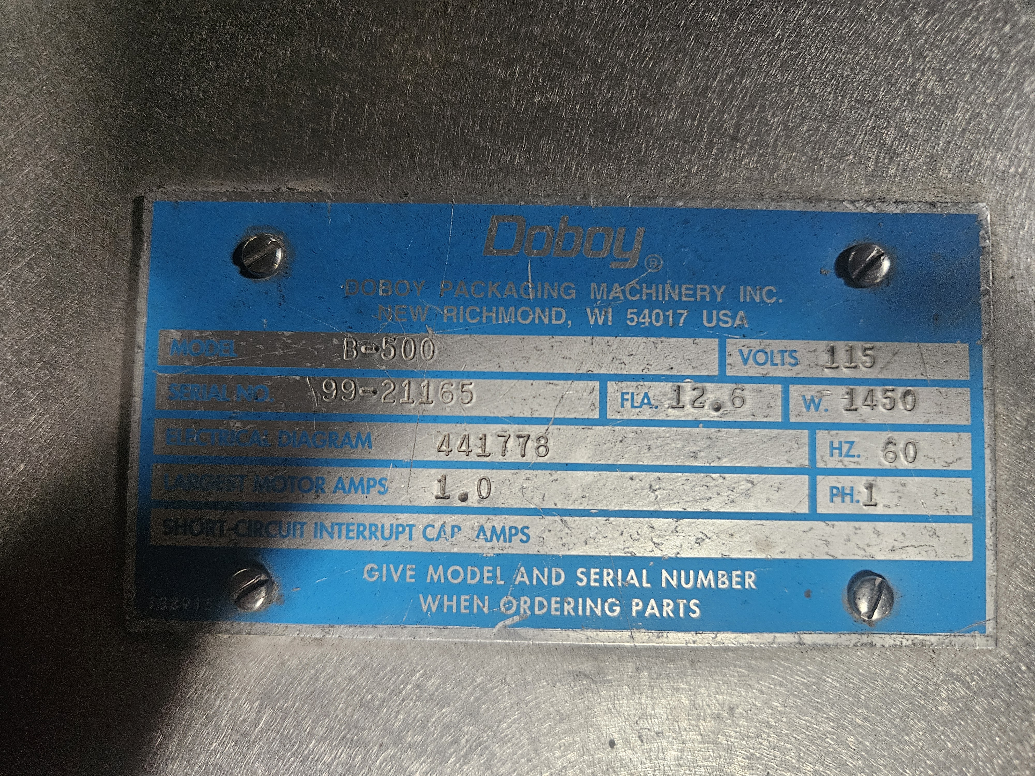 Doboy Continuous Band Sealer, 115 V. - Image 3