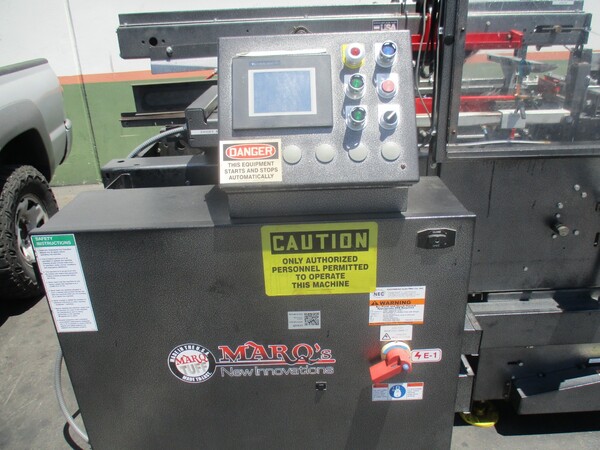 MARQ #HPE-NS, high-performance case erector, bottom sealer, continuous two stack feed hopper - Image 2